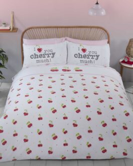 Love You My Cherry Much Bedding Set