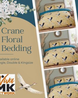 Crane Floral Duvet Set
